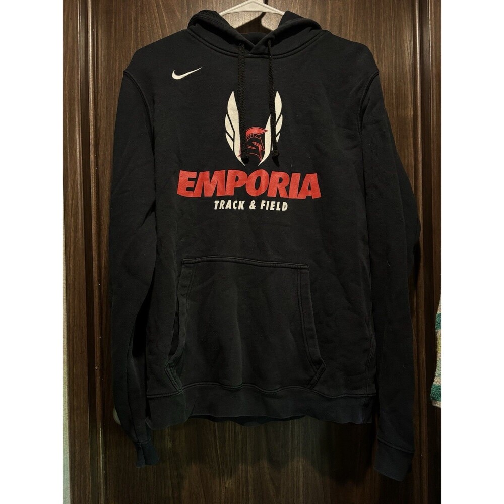 Nike Emporia Track & Field Hoodie Men’s Medium Pullover Sweatshirt Athletic